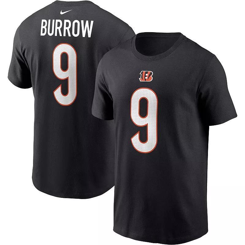 Mens Nike Joe Burrow Cincinnati Bengals Player Name & Number T-Shirt Product Image