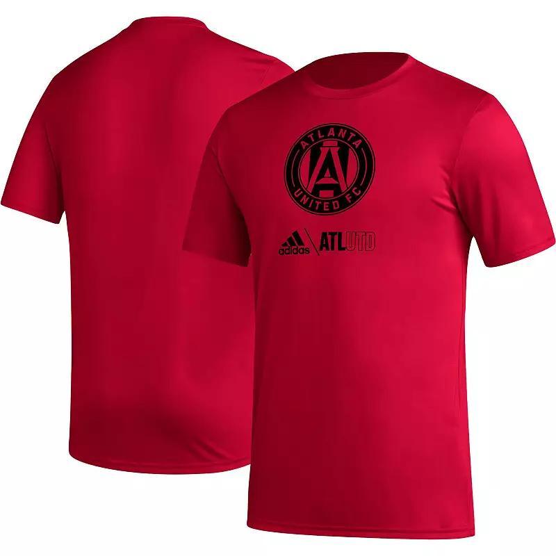 Mens adidas Red Atlanta United FC Icon T-Shirt Product Image