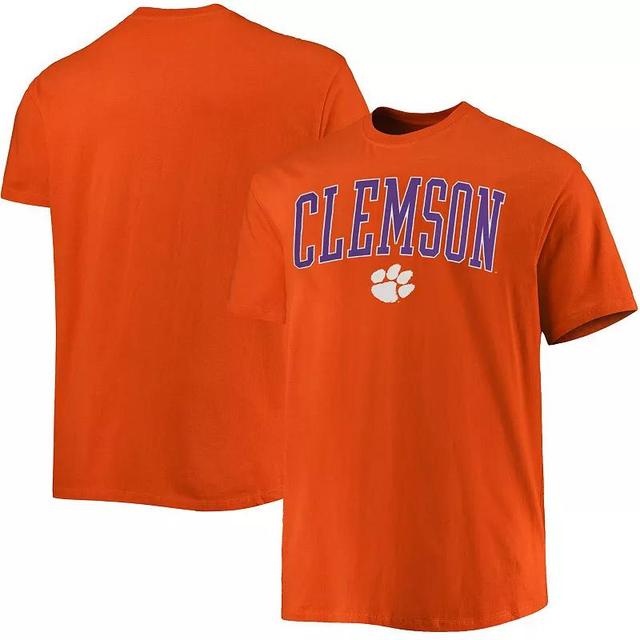 Mens Champion Clemson Tigers Big & Tall Arch Over Wordmark T-Shirt Product Image