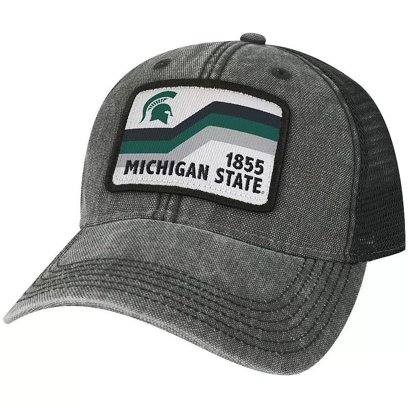 Mens Michigan State Spartans Sun & Bars Dashboard Trucker Snapback Hat Product Image