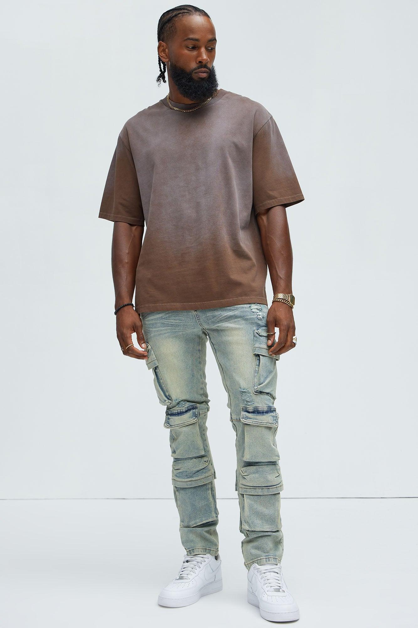 Dion Relaxed Tee - Brown Product Image