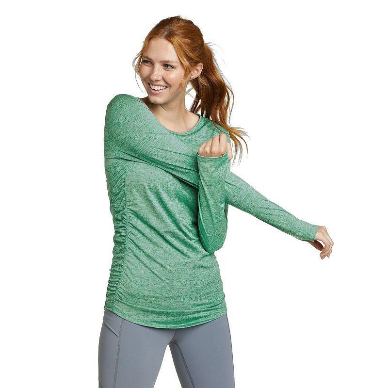 Womens Eddie Bauer Long Sleeve Reso Rouched Tee Product Image