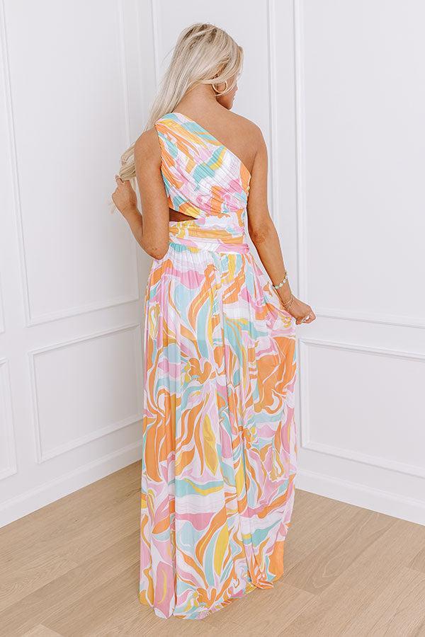 Vivid Verve Mesh Maxi Dress Product Image