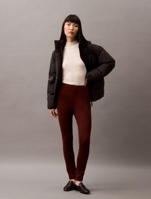 Solid Ponte Skinny Pants Product Image