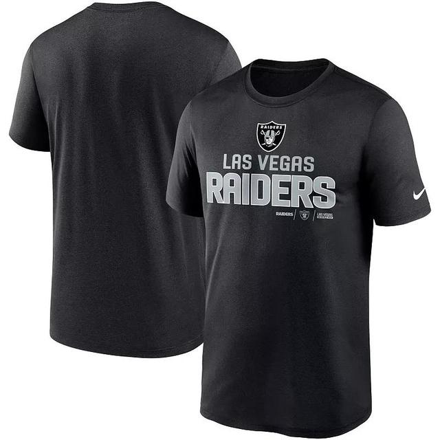 Mens Nike Black Las Vegas Raiders Legend Community Performance T-shirt Product Image