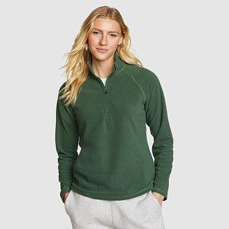 Women's Fast Fleece Raglan-Sleeve 1/4-Zip - Solid Product Image