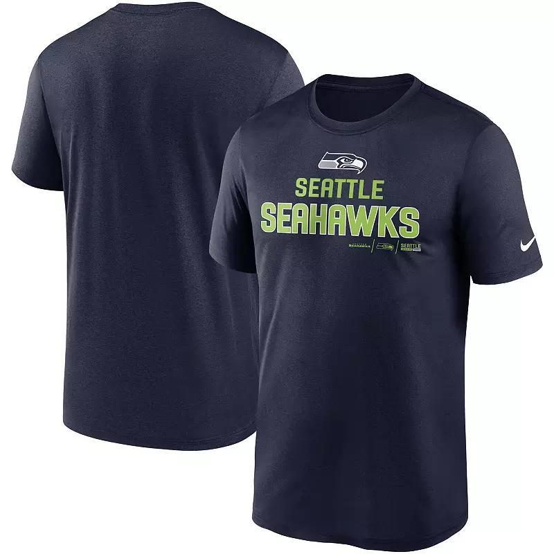 Mens Nike College Seattle Seahawks Legend Community Performance T-Shirt Blue Product Image