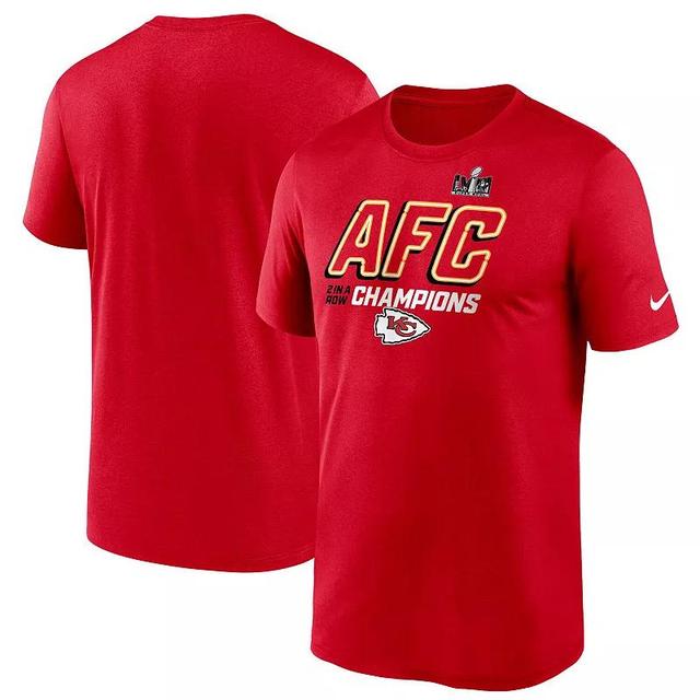 Mens Nike Kansas City Chiefs 2023 AFC Champions Iconic T-Shirt Product Image