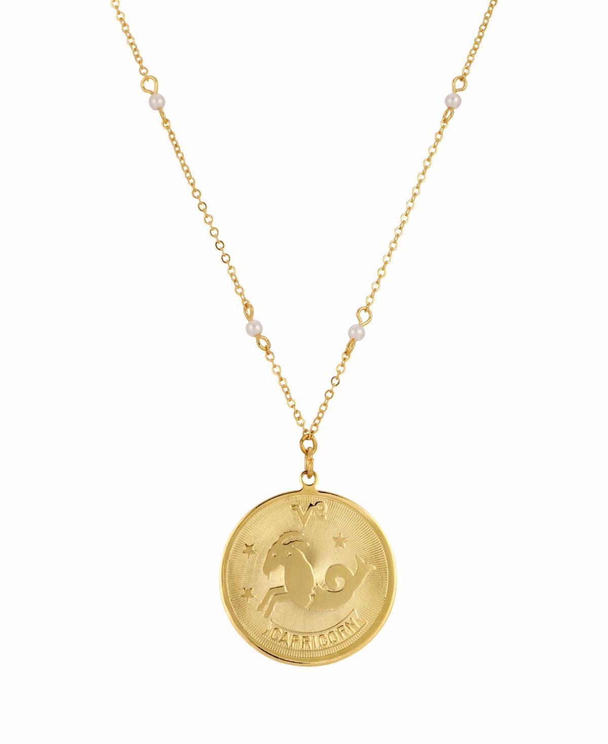 1928 Gold-tone Sagittarius Pendant Necklace, Womens, May Product Image