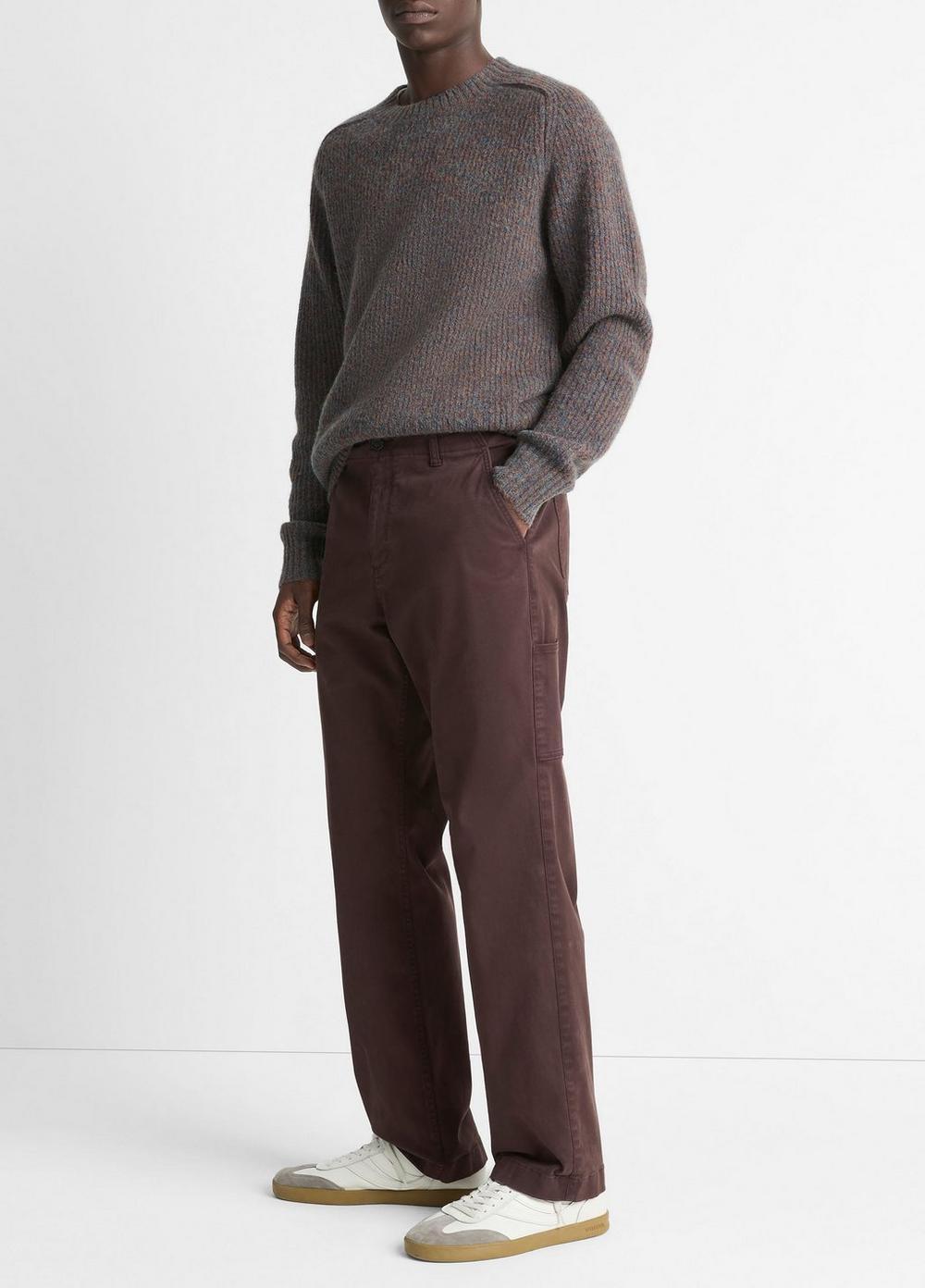 Louie Relaxed Garment Dye Cotton Utility Pant Product Image