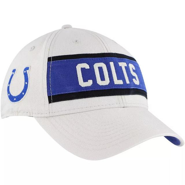 Mens 47 Cream Indianapolis Colts Crossroad MVP Adjustable Hat Product Image