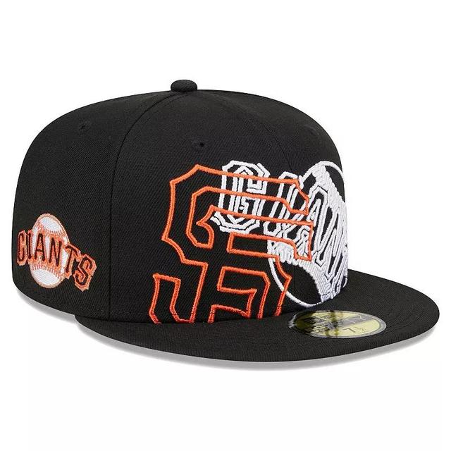 Mens New Era San Francisco Giants Game Day Overlap 59FIFTY Fitted Hat Product Image