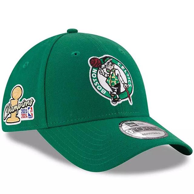 New Era Mens Kelly-Green Boston Celtics 2024 Nba Finals Champions Side Patch 9FORTY Adjustable Hat Product Image