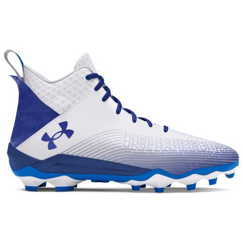 Under Armour Mens Under Armour Hammer 2.0 MC - Mens Football Shoes White/Royal/Royal Product Image