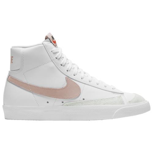 Nike Womens Nike Blazer Mid 77 - Womens Basketball Shoes White/Pink Product Image