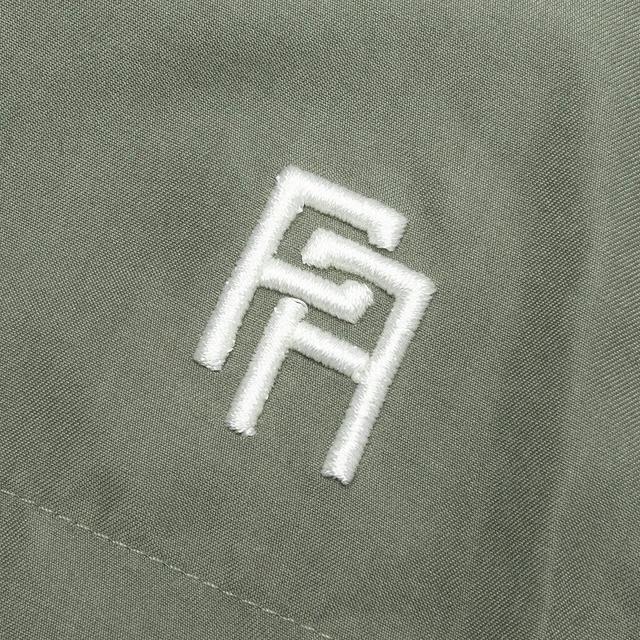 Monogram Swimshort - Military/White Male Product Image