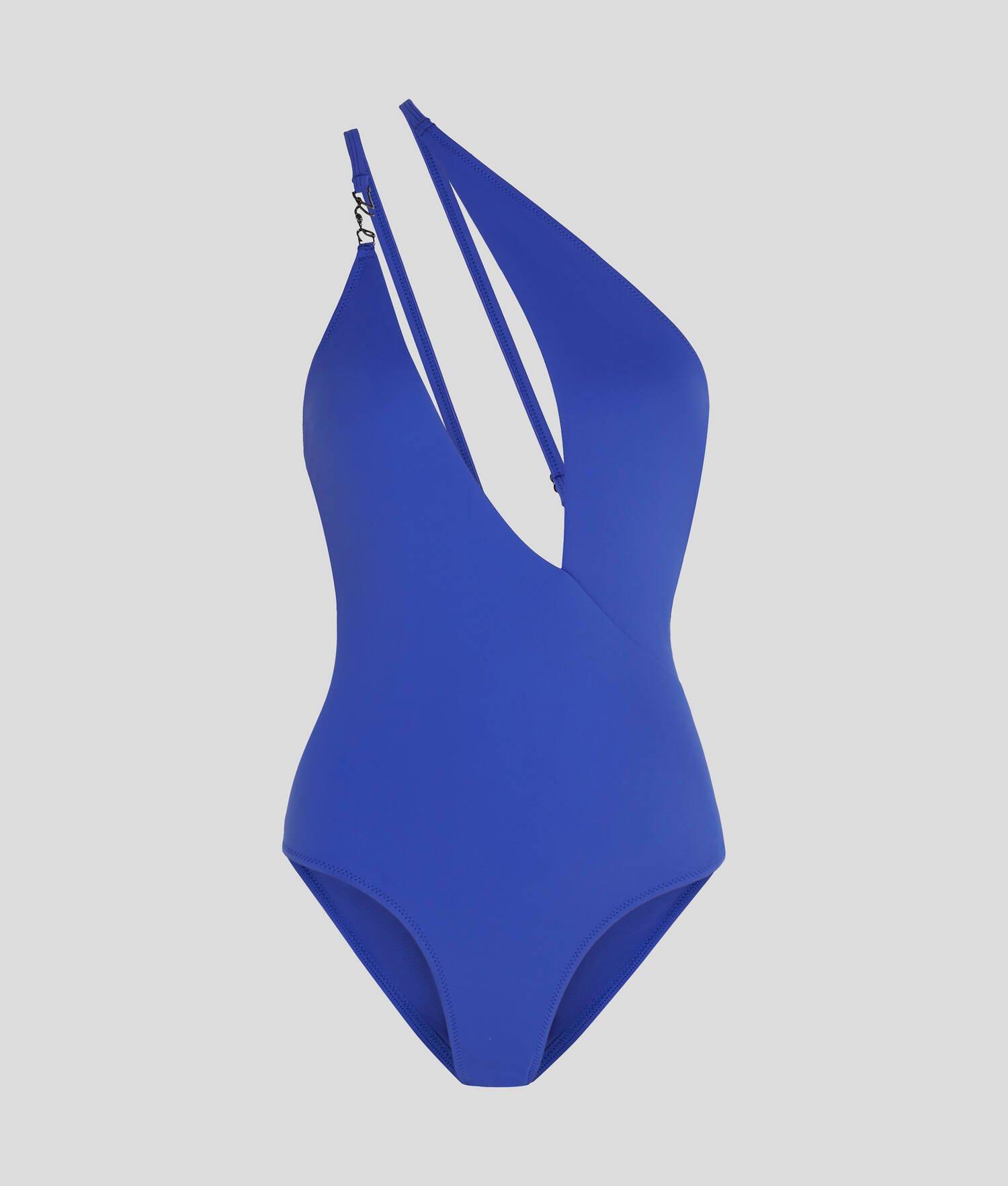 KARL SIGNATURE ASYMMETRIC SWIMSUIT Product Image