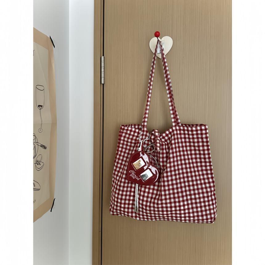 Gingham Tote Bag Product Image