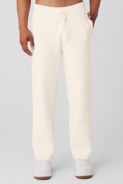 Scholar Straight Leg Sweatpant - Ivory Product Image