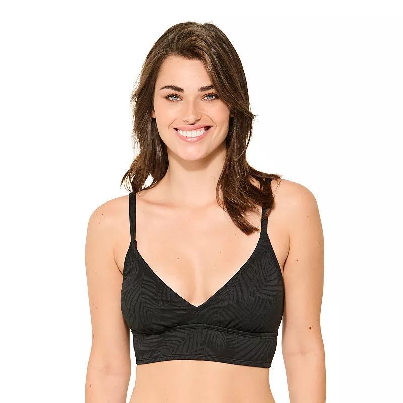 Womens Freshwater Longline Triangle Bikini Top Product Image