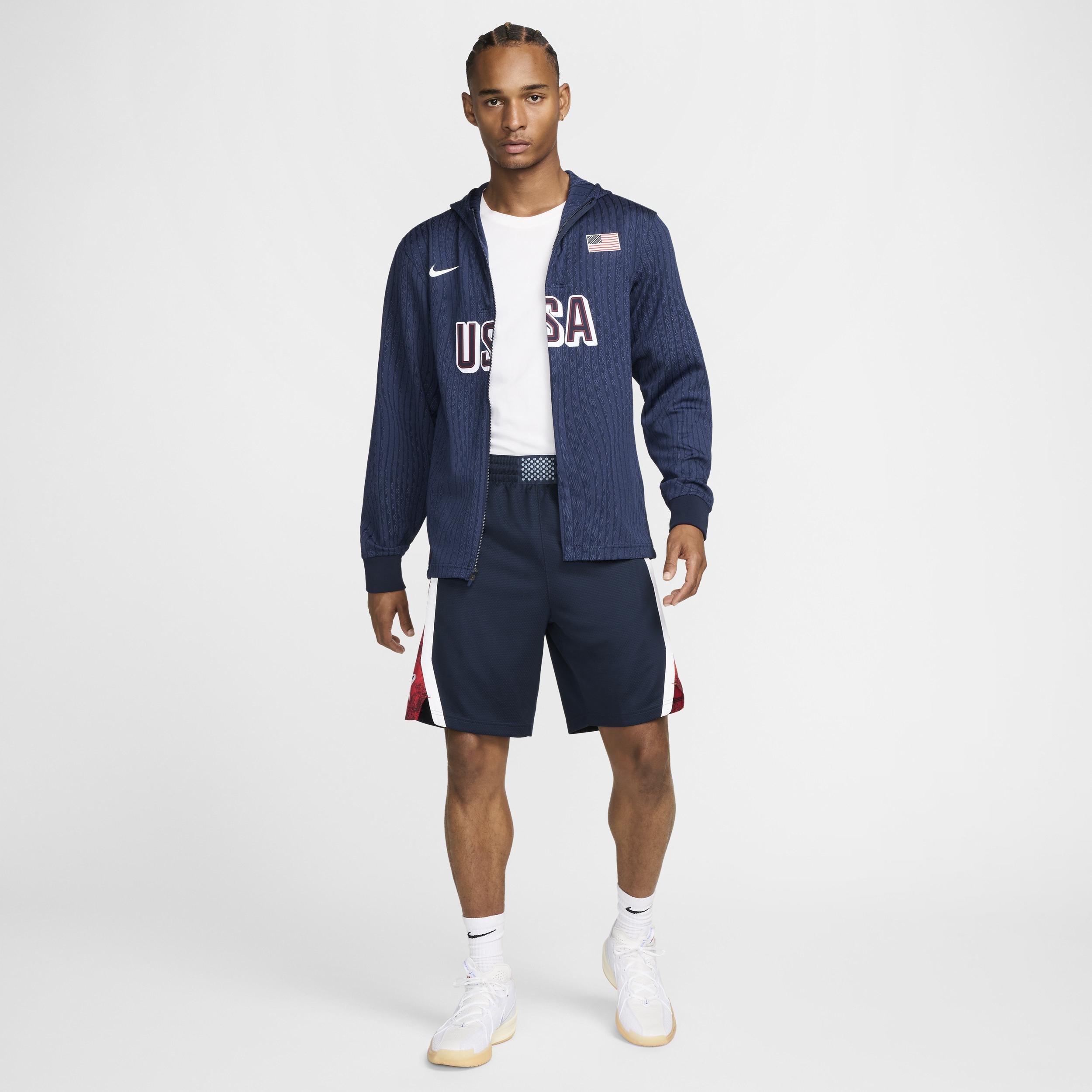 USA Nike Mens Dri-FIT ADV Basketball Game Jacket Product Image