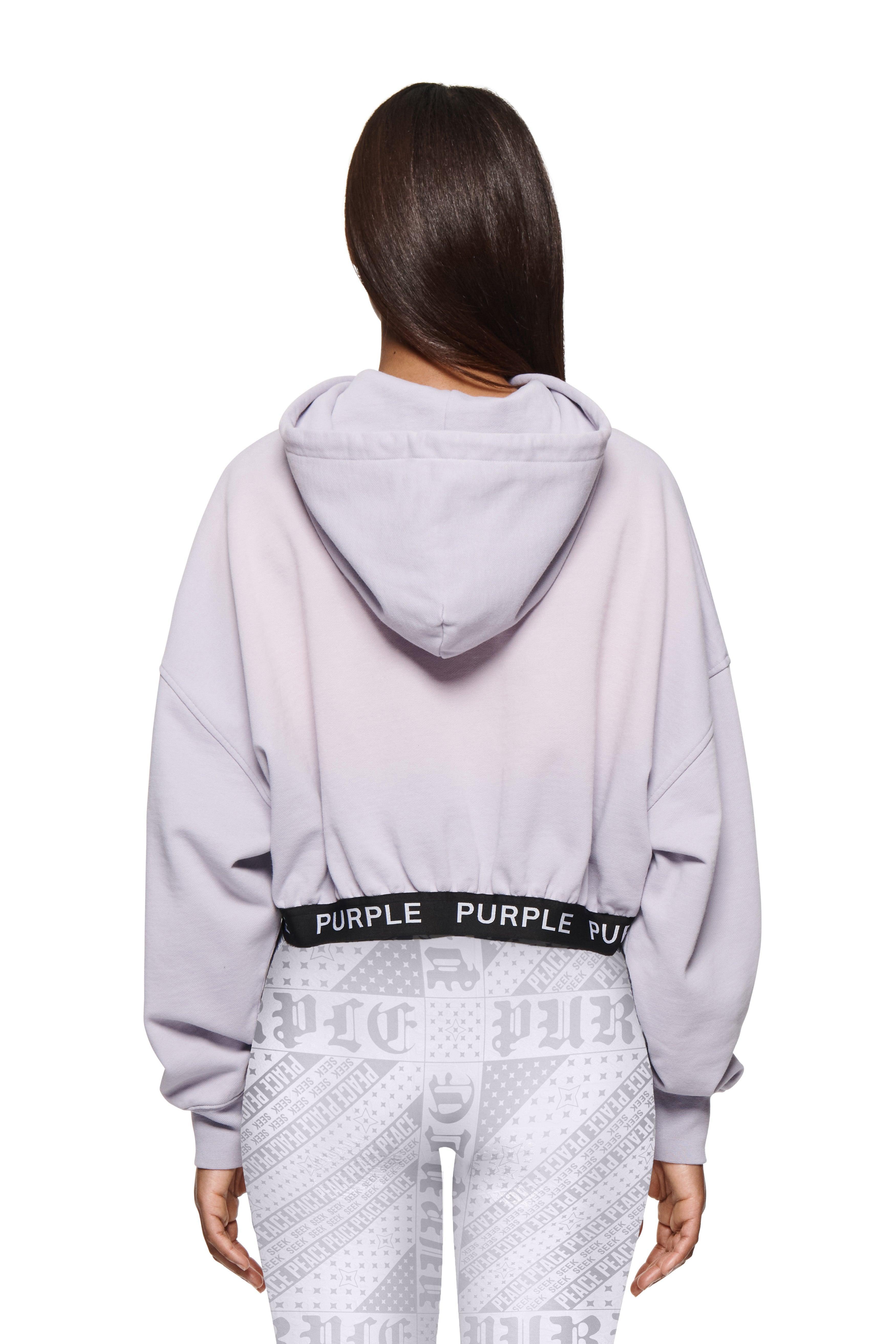 Wisteria Cropped Hoodie Female Product Image