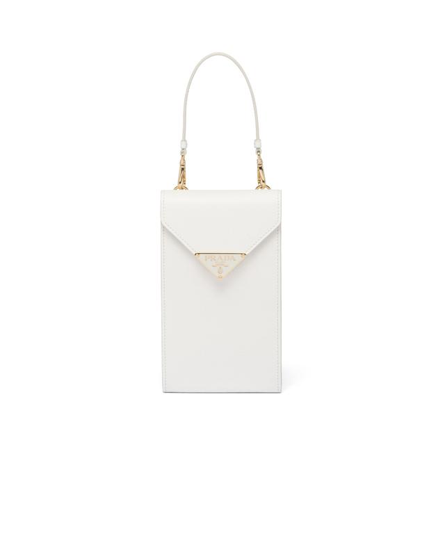 Saffiano Leather Mini Bag In White Product Image