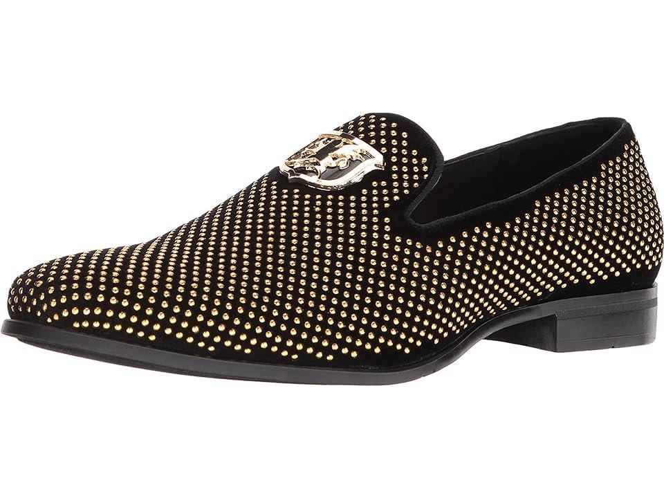 Stacy Adams Swagger Studded Ornament Loafer (Black Men's Shoes Product Image