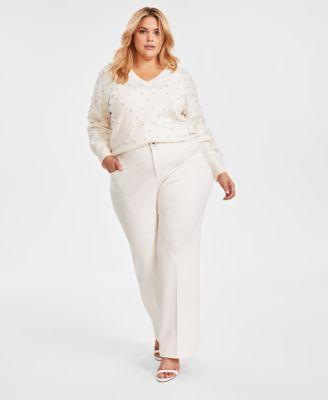 Plus Size Bootcut Pants Product Image