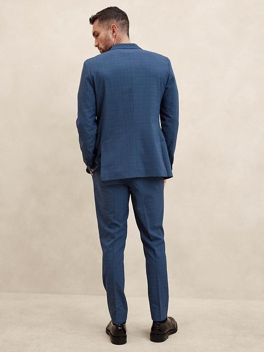 Tailored Blue Glen Plaid Suit Trouser Product Image