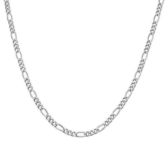 Giorgio di Vicenza Sterling Silver Mens Figaro Chain Necklace Product Image