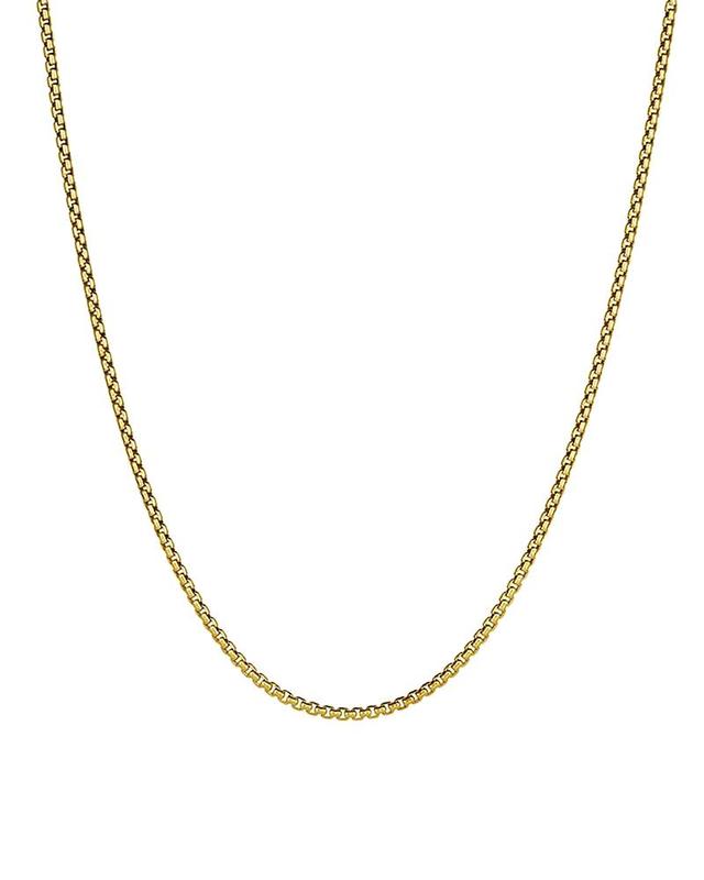 David Yurman Small Box Chain Necklace in 18K Yellow Gold, 22 Product Image