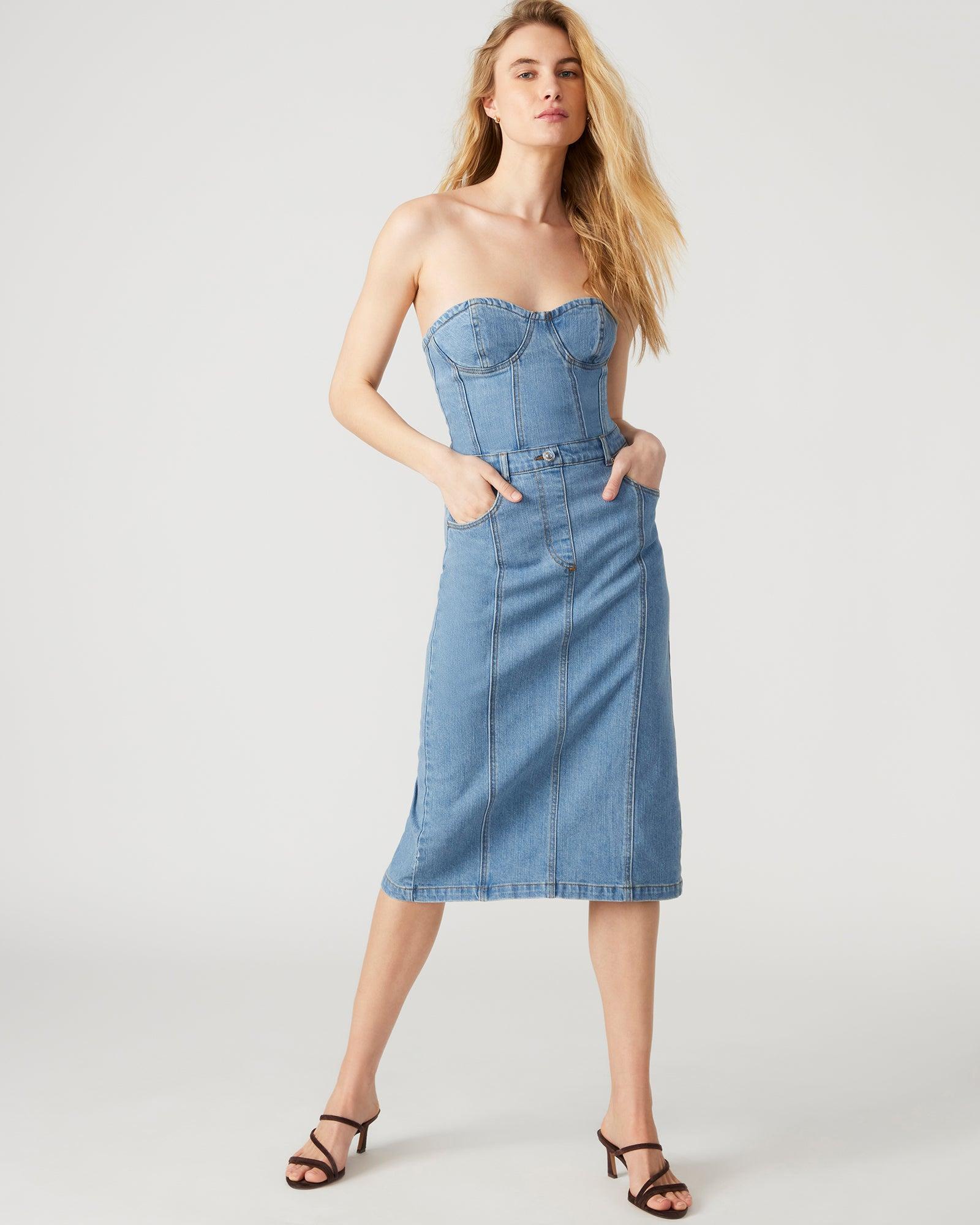 ANYA DENIM DRESS Female Product Image