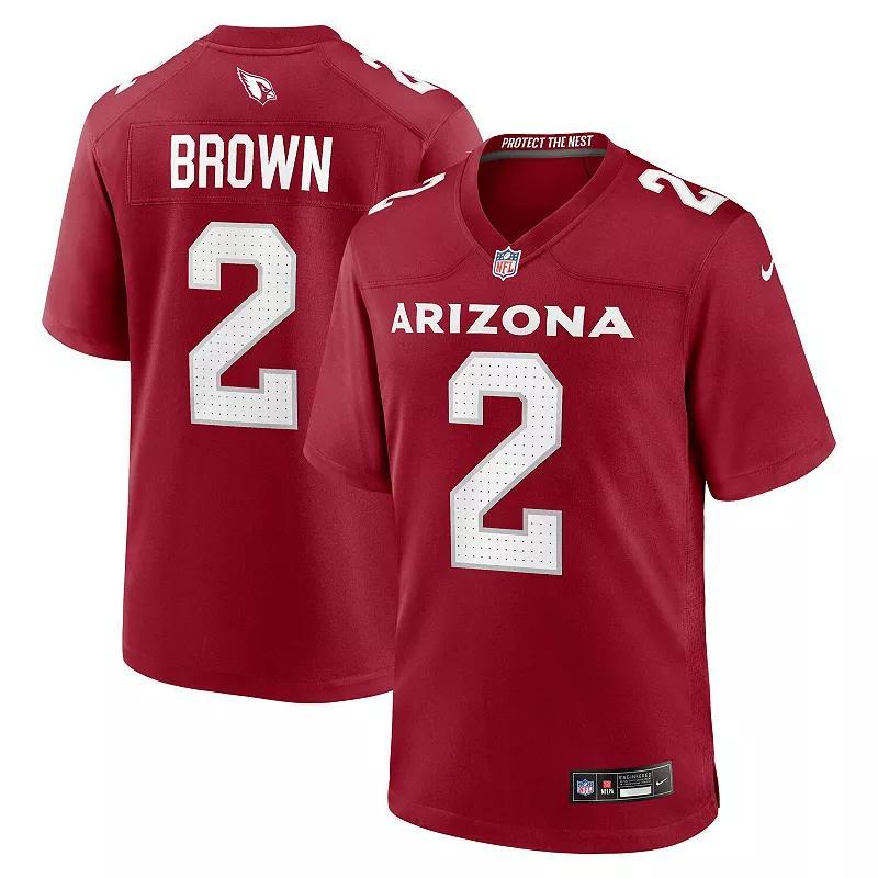 Mens Nike Marquise Brown Cardinal Arizona Cardinals Home Game Jersey Product Image