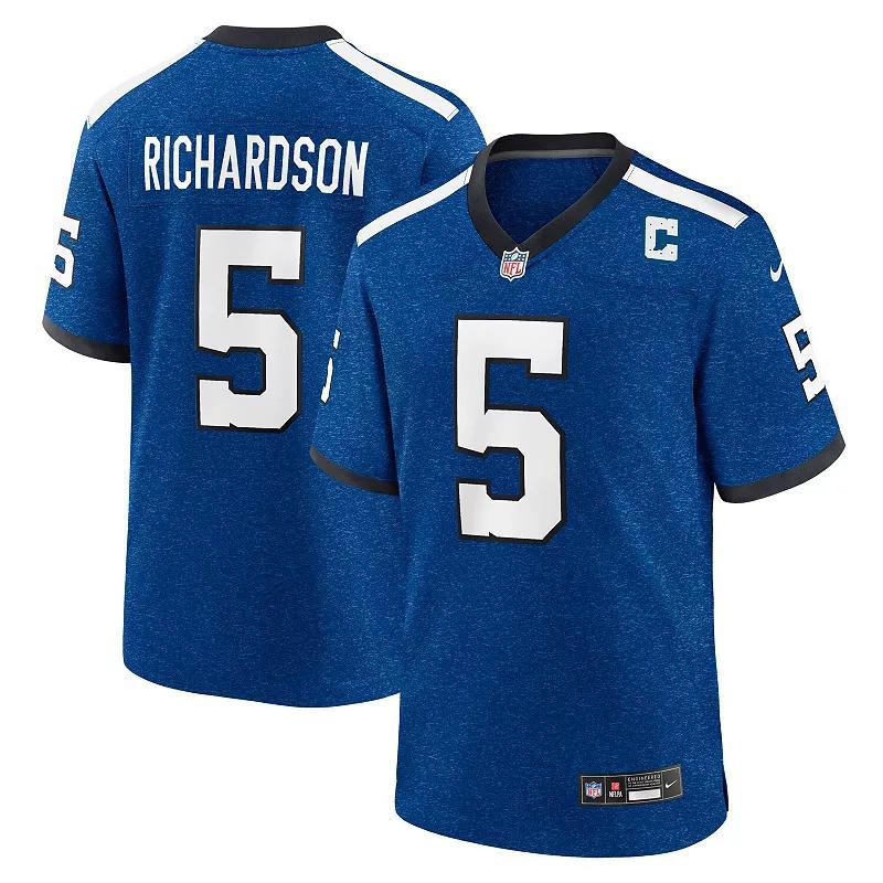 Mens Nike Anthony Richardson Royal Indianapolis Colts Indiana Nights Alternate Game Jersey Product Image