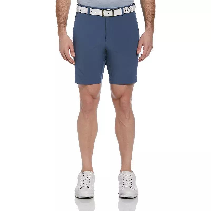 Mens Grand Slam 8 Golf Shorts with Elastic Back Vintage Blue Product Image