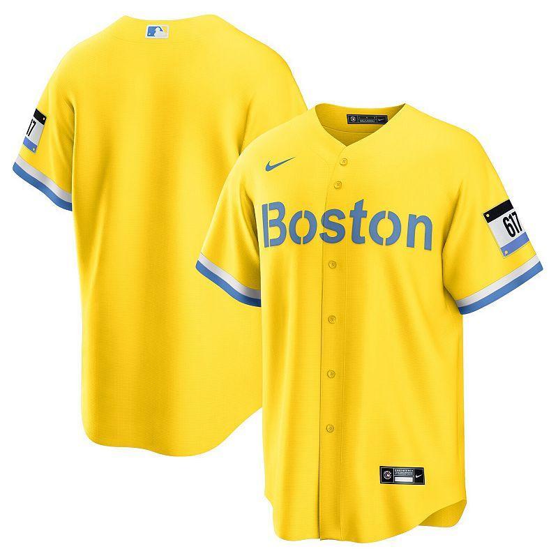 Nike Mens MLB Boston Red Sox City Connect Replica Baseball Jersey Product Image