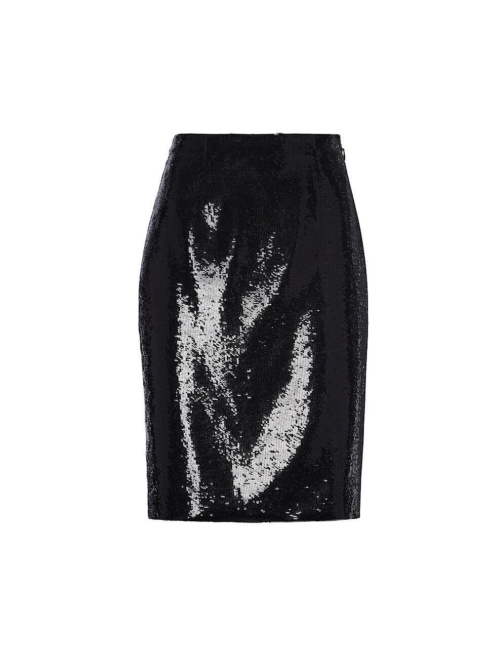 Womens Sequined Mini-Skirt Product Image