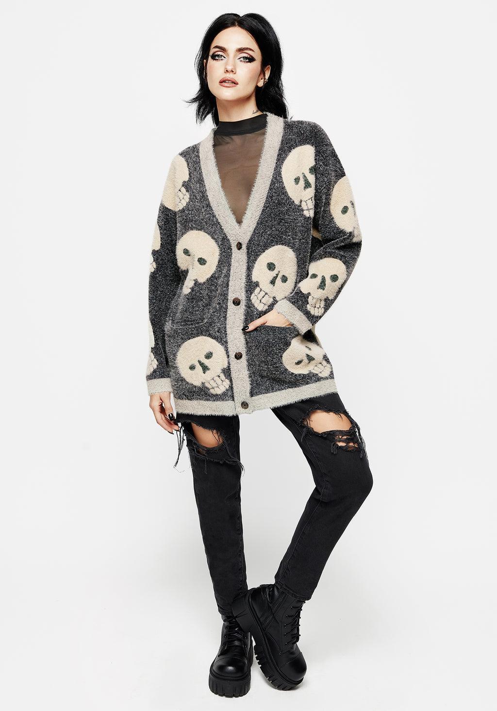 Crania Fluffy Knit Cardigan Product Image