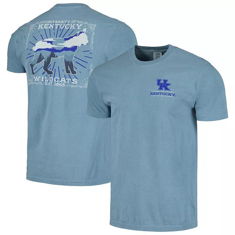 Mens Blue Kentucky Wildcats State Scenery Comfort Colors T-Shirt Product Image