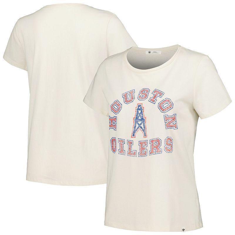 Womens 47 White Houston Oilers Gridiron Classics Frankie T-Shirt Product Image