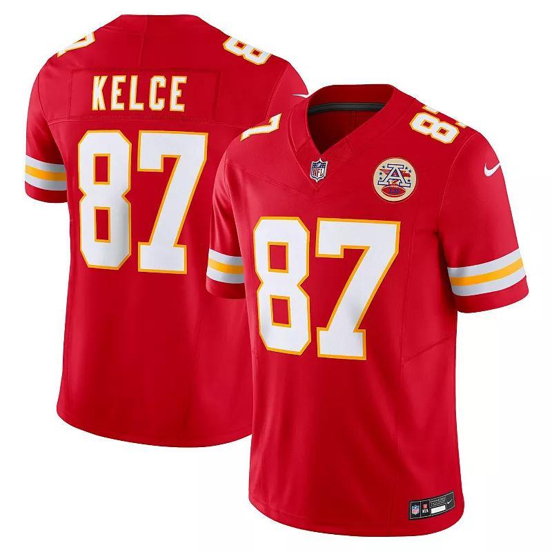 Mens Nike Travis Kelce Kansas City Chiefs Vapor F.U.S.E. Limited Jersey Product Image