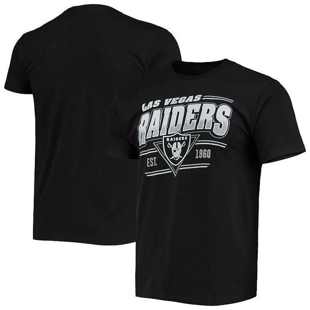 Mens Junk Food Black Las Vegas Raiders Throwback T-Shirt Product Image