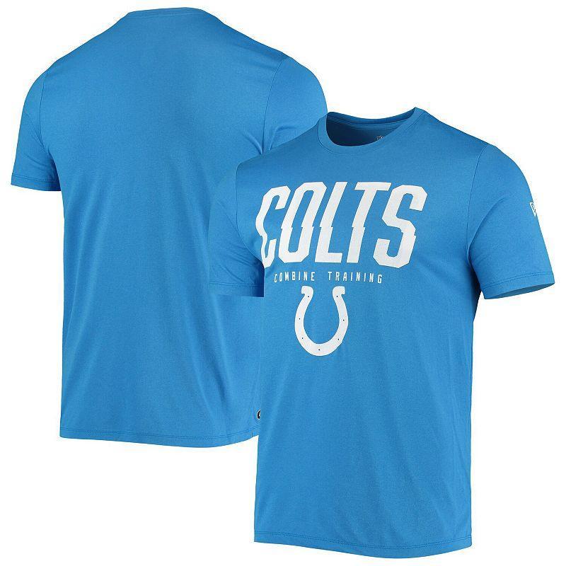 Men's New Era Royal Indianapolis Colts Combine Authentic Big Stage T-Shirt, Size: Large, Blue Product Image