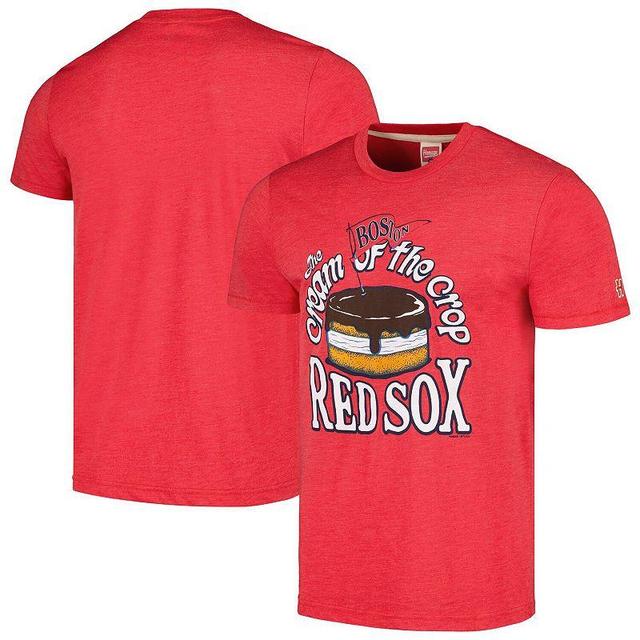 Mens Homage Boston Sox Cream of the Crop Hyper Local Tri-Blend T-Shirt Product Image