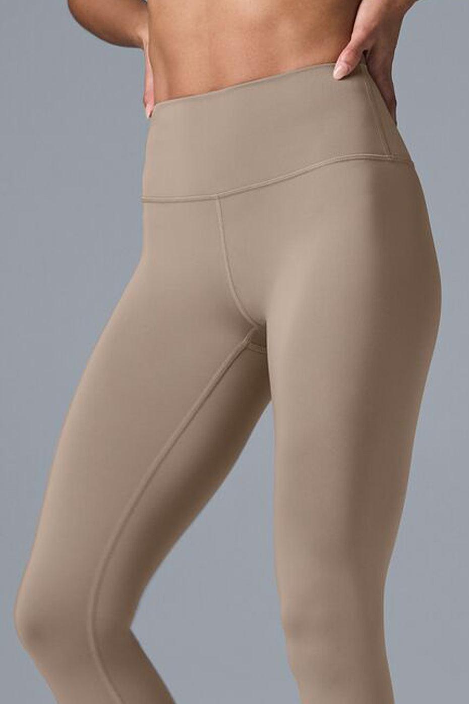 High-Waist Airlift Legging - Gravel Female Product Image