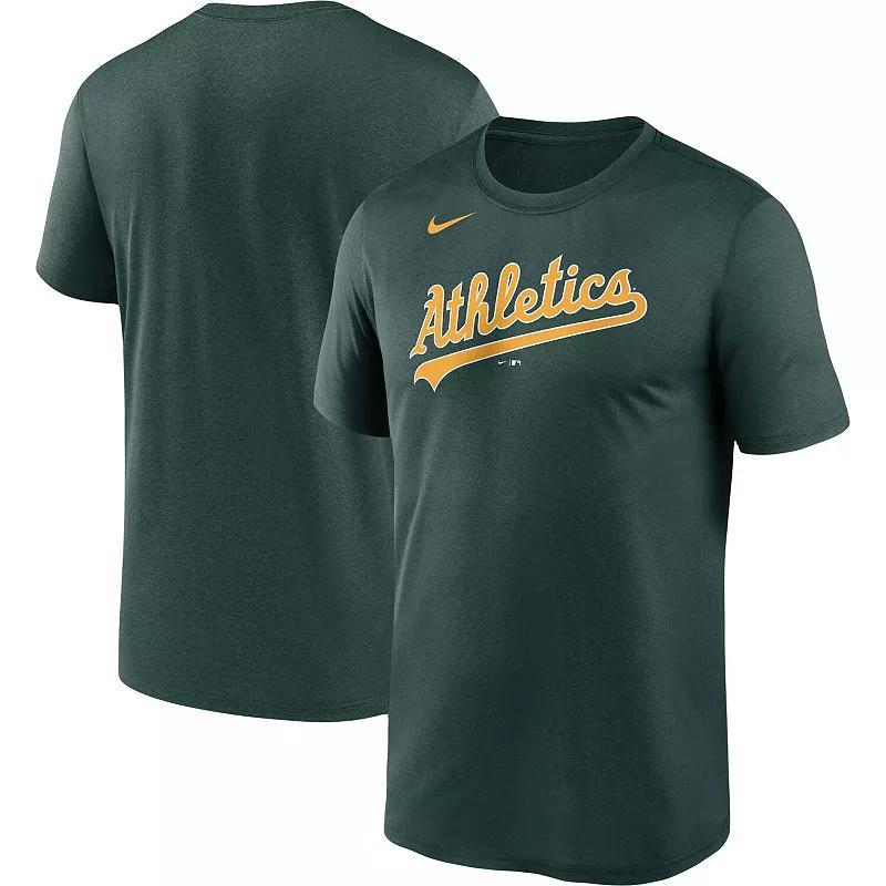 Mens Nike Oakland Athletics Wordmark Legend Performance Big & Tall T-Shirt Product Image