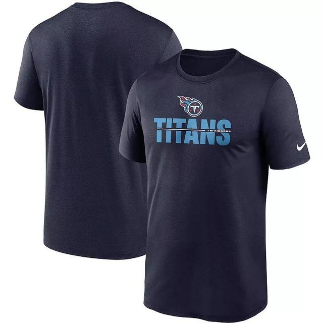 Mens Nike Tennessee Titans Legend Microtype Performance T-Shirt Blue Product Image