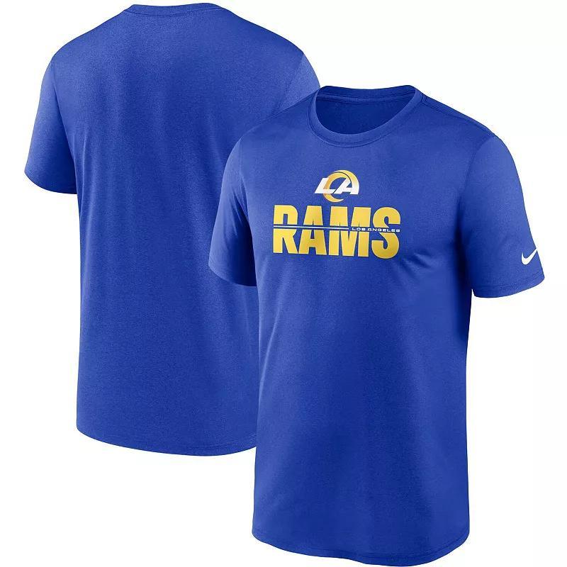 Mens Nike Royal Los Angeles Rams Legend Microtype Performance T-Shirt Product Image