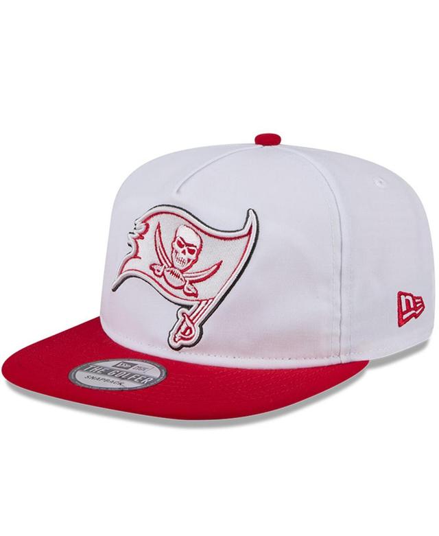 New Era Mens White/Red Tampa Bay Buccaneers 2024 Nfl Training Camp Golfer Snapback Hat Product Image